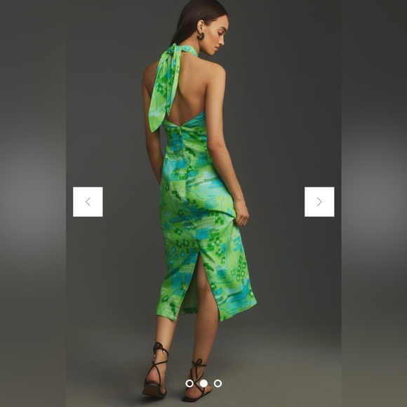 RHODE Paolo Linen Midi Dress - Picture 5 of 10